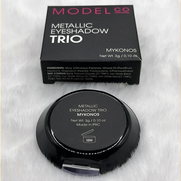2/$5 OR 5/$8 Model Co Metallic Eyeshadow Trio in Mykonos - Picture 3 of 3